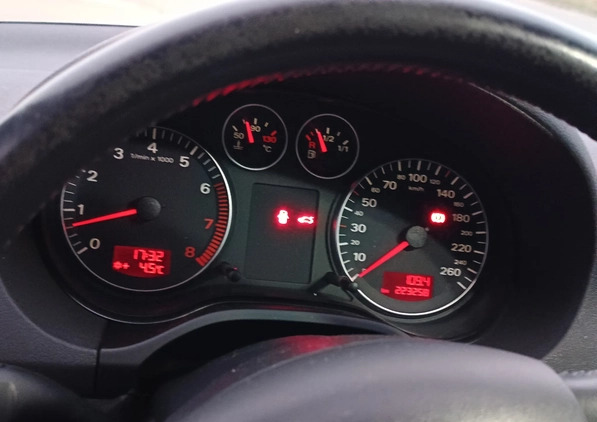 Audi A3 cena 19000 przebieg: 223000, rok produkcji 2008 z Szczecin małe 29